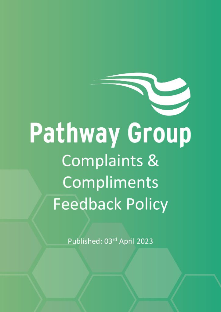 Complaints & Compliments Feedback Policy - Pathway SkillsZone